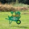 Glitzhome® 24" St. Patrick's Metal Shamrocks Wagon Yard Stake